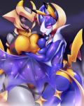 2018 altered_forme_giratina anthro anthro_on_anthro anthrofied bat big_breasts big_butt blep breast_squish breasts breasts_frottage butt clothing cosplay costume curvy_figure digital_media_(artwork) dragon duo european_mythology female female/female generation_1_pokemon generation_4_pokemon generation_7_pokemon giratina legendary_pokemon looking_at_viewer looking_back lunala mammal mleonheart mythological_creature mythological_scalie mythology nintendo open_mouth pikachu pokemon pokemon_(species) pokemon_costume pokemorph scalie squish thick_thighs tongue tongue_out voluptuous western_dragon wide_hips wyvern