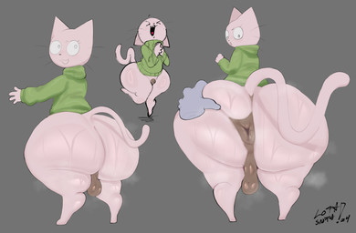 anthro anus backsack balls big_anus big_butt black_nose bodily_fluids bottom_heavy bottomless bottomless_anthro bottomless_male butt butt_focus butt_grab cat_tail clothed clothing curvy_figure darkened_anus darkened_balls darkened_genitalia darkened_penis darkened_perineum eyelashes femboy fingers flaccid fur genitals glistening glistening_anus glistening_balls glistening_butt glistening_genitalia glistening_perineum glistening_thighs green_clothing green_sweater green_topwear green_turtleneck hand_on_butt huge_butt humanoid_hands male musk one_foot_raised one_foot_up open_mouth penis perineum pointy_ears puckered_anus puffy_anus raised_foot shortstack shortstack_male small_balls small_penis smile solo spread_anus spread_butt spreading standing sweat sweater sweater_only sweaty_butt tail text thick_thighs topwear topwear_only turtleneck voluptuous voluptuous_anthro voluptuous_male whiskers white_body white_eyes white_fur wide_hipped_anthro wide_hipped_male wide_hips lofasnofa tika_(tuggg) domestic_cat felid feline felis mammal 2024 absurd_res artist_name colored digital_drawing_(artwork) digital_media_(artwork) hi_res shaded