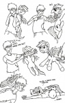 cutie_mark duo feathered_wings feathers female feral fight male tail text wings ricedawg friendship_is_magic hasbro my_little_pony mythology rainbow_dash_(mlp) equid equine human mammal mythological_creature mythological_equine pegasus black_and_white english_text monochrome source_request unavailable_at_source