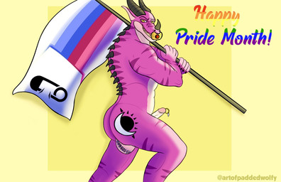 3_horns 5_fingers abdl abdl_pride_colors abs abstract_background accessory anthro arched_eyebrow back_muscles back_spikes back_spines back_stripes backsack ball_jewelry balls belly big_butt biped black_claws black_eyebrows black_finger_claws black_horn black_spikes black_spines black_tattoo blue_text butt butt_tattoo claws cocky cocky_smile confident confident_anthro confident_male countershade_face countershade_neck countershade_snout countershade_torso countershading curved_horn diamond_(gem) diamond_piercings dragon_ears erection eyebrows facial_horn facial_markings facial_stripes finger_claws fingers flag flag_(object) flagpole gem genital_jewelry genital_piercing genitals glans glans_piercing gold_pacifier gold_piercing green_text head_horn head_markings holding_flag holding_object horn humanoid_genitalia humanoid_hands humanoid_penis jewelry lgbt_pride long_ears looking_at_viewer male markings moon_symbol moon_tattoo multi_horn multicolored_tattoo multicolored_text muscular muscular_anthro muscular_arms muscular_legs muscular_male neck_muscles neck_spikes neck_spines neck_stripes non-mammal_balls non-mammal_ears nose_horn nude nude_anthro nude_male object_in_mouth open_mouth open_smile orange_text pacifier pacifier_in_mouth penis penis_accessory penis_jewelry penis_piercing piercing pink_arms pink_back pink_balls pink_belly pink_body pink_butt pink_chest pink_countershading pink_ears pink_face pink_glans pink_hands pink_inner_ear pink_legs pink_markings pink_neck pink_penis pink_scales pink_snout pink_stripes pink_torso pointy_ears pride_color_flag prince prince_albert_piercing purple_text rainbow_text red_text ridged_horn royalty ruby_(gem) scales scrotal_ladder scrotum_piercing sharp_teeth short_horn simple_background small_horn smile smiling_at_viewer snout solo spikes spikes_(anatomy) spines square_background striped_arms striped_back striped_body striped_face striped_legs striped_markings striped_neck striped_scales striped_thighs stripes sun_symbol sun_tattoo tattoo teeth text thick_neck white_tattoo yellow_background yellow_eyes yellow_text paddedwolfy lgbt_pride_month mythology zora_drakori dragon mythological_creature mythological_scalie reptile scalie artist_name colored digital_drawing_(artwork) digital_media_(artwork) hi_res portrait three-quarter_portrait