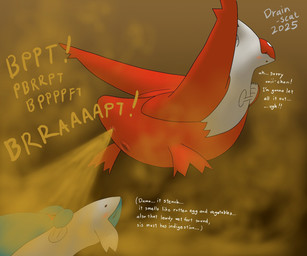 anus blue_body duo eyes_closed fart fart_cloud fart_fetish fart_sniffing farting_on_another farting_on_face female feral genitals huge_fart lying male male/female midair multicolored_body presenting presenting_anus presenting_vulva red_body red_wings simple_background sniffing text two_tone_body vulva white_body wings drain_scat nintendo pokemon generation_3_pokemon latias latios legendary_pokemon pokemon_(species) 2025 6:5 english_text hi_res brother_(lore) brother_and_sister_(lore) sibling_(lore) sister_(lore)