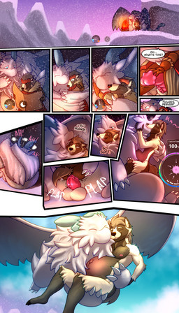 anal anal_penetration balls big_balls big_penis carrying_another carrying_partner cold dialogue fire fluffy flying gameplay_mechanics genitals huge_balls huge_penis impregnation interspecies kissing male male/male male_impregnation mountain nipples nude ovum palphilia penetration penile penile_penetration penis penis_in_ass pregnant pregnant_male size_difference snow sperm_cell steam text wings trashbadger mythology palworld pocketpair trashbadger_(fursona) badger dragon mammal mustelid musteline mythological_creature mythological_scalie pal_(species) quivern scalie 4:7 absurd_res comic english_text hi_res