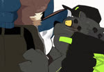 anthro assisted_exposure blush clothing duo erection genitals male male/male muscular muscular_male penis pubes tenting unzipping_pants zipper hyaku_(artist) monster_energy red_bull bovid bovine cattle felid mammal pantherine 2d_animation animated frame_by_frame no_sound short_playtime webm