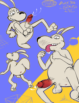 abstract_background anthro anus balls bodily_fluids butt cum genital_fluids genital_piercing genitals male outline penis penis_piercing piercing pose purple_background saliva simple_background solo sweat sweaty_anus sweaty_balls sweaty_butt sweaty_genitalia tongue tongue_out toony ducktape_lizard_inc nickelodeon rocko's_modern_life rocko_rama macropod mammal marsupial wallaby hatching_(art) hi_res shaded sketch_page