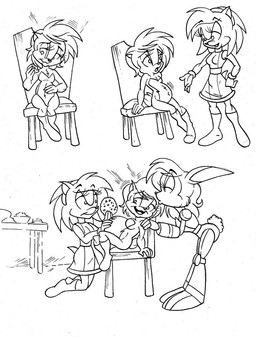 anthro belly breasts chair female food furniture group overweight shrinking simple_background sitting size_transformation stuffing transformation trio white_background krystalvix archie_comics sega sonic_the_hedgehog_(archie) sonic_the_hedgehog_(comics) sonic_the_hedgehog_(series) amy_rose bunnie_rabbot sally_acorn eulipotyphlan hedgehog lagomorph leporid mammal rabbit rodent sciurid 2012 monochrome