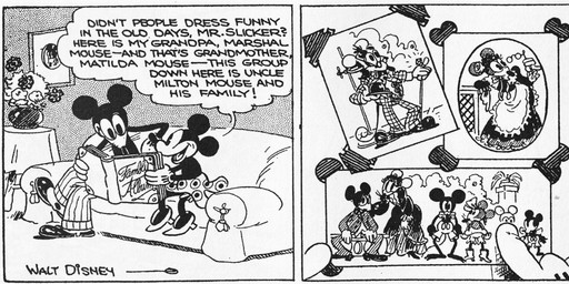 4_fingers anthro bow_tie clothing dialogue dress duo eyelashes eyewear female fingers footwear furniture glasses gloves handwear high_heels inside male open_mouth shoes sitting sofa speech_bubble suit text tongue water young young_anthro earl_duvall floyd_gottfredson hardie_gramatky disney public_domain minnie_mouse mister_slicker mammal mouse murid murine rodent 1930 20th_century absurd_res ancient_art comic dated english_text greyscale hi_res long_image monochrome signature wide_image