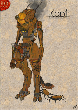 ambiguous_anthro ambiguous_gender anthro biped black_smoke bodily_fluids bodily_fluids_drip cum cum_tank digitigrade fingers genital_fluids genitals humanoid_hands k.o.d.1 logo machine metal_balls metal_penis metalic_genitalia metallic_body nude penis robotic_hand simple_background smoke solo text textured_background three-quarter_view unusual_anatomy unusual_genitalia unusual_penis wire hdyly kobold living_machine robot robot_anthro scalie 2026 artist_logo artist_name colored_sketch digital_drawing_(artwork) digital_media_(artwork) hi_res sketch male_(lore)