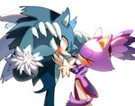 after_transformation anthro blue_body blue_fur blush claws cupping_chin duo eyes_closed fangs female fur hand_on_head kissing kissing_nose larger_male male male/female princess purple_body purple_fur royalty size_difference smaller_female teeth nuinu_17 mythology sega sonic_the_hedgehog_(series) sonic_unleashed blaze_the_cat sonic_the_hedgehog sonic_the_werehog canid canine domestic_cat eulipotyphlan felid feline felis hedgehog humanoid mammal mythological_canine mythological_creature werecanid werecanine werecreature wereeulipotyphlan werehog werewolf hi_res