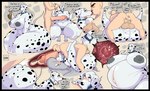 4_fingers 4_toes anthro anthro_penetrated anthrofied balls balls_on_face bed belly big_balls big_belly big_breasts big_butt big_penis black_spots blush bodily_fluids bottom_heavy breasts butt cervical_penetration collar collar_only crouching cum cum_in_uterus cum_inside cumshot cutaway dialogue drooling duo ejaculation emanata erection eyebrows feet fellatio female female_anthro female_on_human female_penetrated fingers flash_emanata floppy_ears french_kissing from_front_position fur furniture genital_fluids genitals heart_eyes heart_symbol huge_breasts huge_butt huge_hips huge_penis huge_thighs human_on_anthro human_penetrating human_penetrating_anthro hyper hyper_butt hyper_genitalia hyper_hips hyper_penis hyper_pregnancy hyper_thighs impregnation internal internal_vaginal interspecies interspecies_impregnation kissing kissing_while_penetrated larger_anthro larger_female larger_penetrated leash leash_pull leashed_collar lying male male/female male_human male_penetrating male_penetrating_anthro male_penetrating_female markings mating_press mature_female multiple_ova multiple_positions navel nude on_back on_bed oral outie_navel overweight overweight_anthro overweight_female ovum penetration penile penis pregnant pregnant_anthro pregnant_female pussy saliva saliva_on_tongue saliva_string sex size_difference smaller_human smaller_male sperm_cell spots spotted_body spotted_fur text these_aren't_my_glasses thick_eyebrows thick_thighs toes tongue tongue_out uterus vaginal vaginal_penetration white_body white_fur wide_hips dingoringo30 101_dalmatians disney perdita canid canine canis dalmatian domestic_dog human mammal absurd_res english_text hi_res