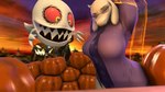 anthro big_breasts breasts clothed clothing duo eyewear female food fruit glasses holidays imminent_rape plant pumpkin pumpkin_patch restrained restrained_by_tentacles sleeping teacher tentacles furchev warfaremachine_(modeler) halloween undertale_(series) toriel boom_boo_(sonic) bovid caprine ghost goat mammal spirit 16:9 3d_(artwork) digital_media_(artwork) hi_res source_filmmaker_(artwork) widescreen