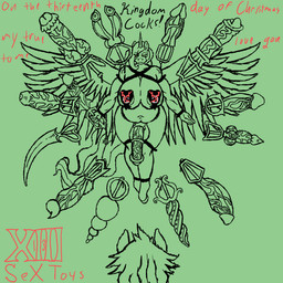 animal_genitalia animal_penis anthro balls belt big_breasts big_penis breasts dildo duo equine_genitalia equine_penis genitals gynomorph horn huge_breasts huge_penis intersex keyblade male melee_weapon nipples overweight overweight_intersex pasties penis sex_toy weapon wings korncob friendship_is_magic hasbro kingdom_hearts my_little_pony mythology square_enix korn_cob princess_celestia_(mlp) equid equine mammal mythological_creature mythological_equine pegasus winged_unicorn 1:1 hi_res