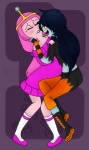 adventure_time biting_lip blush candy_creature clothed clothing female interspecies lesbian licking marceline panddie princess princess_bubblegum royalty tongue vampire
Rating: Safe
Score: 1
User: Sods
Date: April 20, 2013