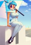 2014 bandicoot big_breasts blue_hair breasts clothed clothing cloud female hair lips looking_at_viewer mammal marsupial nitro orange_skin outside parasol pink_eyes shoes short_hair sitting sky smile solo thighs tight_clothing
Rating: Safe
Score: 5
User: Fur_in_the_dark
Date: April 21, 2014