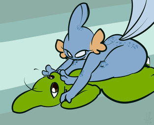 3_toes anthro anthro_on_anthro anthro_penetrated anthro_penetrating anthro_penetrating_anthro balls blue_body blue_scales blue_spots brown_eyes cheek_fins duo eyebrows feet female female_on_top female_penetrated fin foot_fetish foot_on_face genitals green_balls green_body green_scales hand_holding head_fin interspecies lying male male/female male_on_bottom male_penetrating male_penetrating_female markings no_pupils nude on_back on_bottom on_top orange_body orange_cheeks orange_scales pattern_background penetration raised_eyebrows scales sex simple_background smile spots spotted_body spotted_scales striped_background thick_thighs toes unusual_position white_eyes thefablednekos nintendo pokemon jay_(thefablednekos) mabel_(thefablednekos) generation_2_pokemon generation_3_pokemon larvitar mudkip pokemon_(species) scalie 2020 digital_media_(artwork) hi_res
