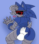 anthro anus blue_body blush blush_lines butt disembodied_hand flustered grey_body hearts_around_head looking_back machine male screen_eyes short_tail silver_body simple_background solo spread_butt spreading tail anarchyberylz archie_comics sega sonic_the_hedgehog_(archie) sonic_the_hedgehog_(comics) sonic_the_hedgehog_(series) jules_hedgehog eulipotyphlan hedgehog mammal robot 2024