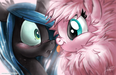 2014 blue_eyes blush boop changeling duo equine fan_character fangs female fluffle_puff fluffy friendship_is_magic fur green_eyes green_hair hair horn horse jadedjynx mammal my_little_pony nose_boop pink_fur pink_hair pony queen_chrysalis_(mlp) tongue tongue_out
Rating: Safe
Score: 28
User: 2DUK
Date: July 23, 2014 2014 blue_eyes blush boop changeling duo equine fan_character fangs female fluffle_puff fluffy friendship_is_magic fur green_eyes green_hair hair horn horse jadedjynx mammal my_little_pony nose_boop pink_fur pink_hair pony queen_chrysalis_(mlp) tongue tongue_out
Rating: Safe
Score: 28
User: 2DUK
Date: July 23, 2014