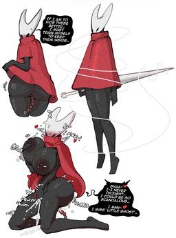 anal_beads anthro areola big_breasts biped black_body blush bodily_fluids breasts butt clothed clothing dialogue ejaculation female fingering fingering_self genital_fluids heart_symbol huge_breasts kneeling masturbation melee_weapon monotone_body nipples no_pupils red_clothing sex_toy simple_background solo speech_bubble text thick_thighs vaginal vaginal_fluids vaginal_masturbation vaginal_squirting virile_vagina weapon white_head wide_hips thevarking hollow_knight_(franchise) team_cherry hornet_(hollow_knight) arthropod 2025 english_text hi_res