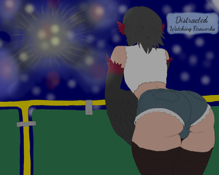 biped bottomwear bulge bulge_from_behind butt butt_focus clothing feathers femboy fireworks hotpants leaning leaning_forward male male_humanoid presenting presenting_hindquarters shorts wings blazeing_crab european_mythology greek_mythology mythology vtuber ink_the_harpy animal_humanoid avian avian_humanoid harpy harpy_humanoid humanoid mythological_avian mythological_creature 5:4 hi_res