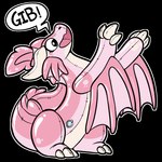 fin horn inflatable membrane_(anatomy) membranous_wings open_mouth pink_body pool_toy solo telegram_sticker wings symrea european_mythology mythology animate_inanimate dragon living_inflatable mythological_creature mythological_scalie scalie western_dragon wyvern