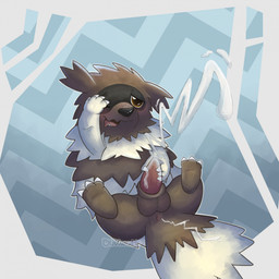 anus balls blush bodily_fluids brown_body brown_fur cum cumshot ejaculation erection fur genital_fluids genitals looking_pleasured male masturbation open_mouth penile penile_masturbation penis simple_background solo sweat tail tongue oliviwott nintendo pokemon generation_3_pokemon mammal pokemon_(species) zigzagoon 1:1 digital_media_(artwork) hi_res