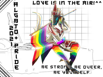 anthro bed bodily_fluids clothing cum flag flag_(object) furniture genital_fluids genitals holding_flag holding_object legwear lgbt_pride machine male multicolored_clothing multicolored_genitals multicolored_legwear multicolored_penis pattern_clothing pattern_legwear penis pride_color_clothing pride_color_flag pride_color_genitals pride_color_highlights pride_color_legwear pride_color_penis pride_colors rainbow rainbow_clothing rainbow_flag rainbow_legwear rainbow_pride_colors rainbow_pride_flag rainbow_symbol screen screen_face six-stripe_rainbow_pride_colors solo striped_clothing striped_legwear stripes tights visor griff_the_serg lgbt_pride_month hybrid protogen reptile scalie snake 2021 4:3 digital_media_(artwork) hi_res
