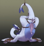 2014 anus bdsm bondage bound butt erection exposed feral genital_slit grey_background legendary_pokémon lugia lying male nakoo nintendo nude on_front penis plain_background pokémon pussy raised_leg rope solo spread_anus spread_pussy spreading suspension tapering_penis video_games
Rating: Explicit
Score: 8
User: forkU
Date: February 10, 2014