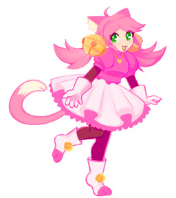 ahoge animal_ears bottomwear clothed clothed_female clothed_humanoid clothing female footwear fully_clothed fully_clothed_female fully_clothed_humanoid gloves hair hair_bell handwear heart_necklace inner_ear_fluff pink_clothing pink_hair pink_topwear shoes simple_background skirt solo tail topwear tuft white_background white_bottomwear white_clothing white_gloves white_handwear white_skirt lotussprings deltarune undertale_(series) mew_mew_(undertale) pink_(deltarune) animal_humanoid cat_humanoid felid felid_humanoid feline feline_humanoid humanoid mammal mammal_humanoid 2026 full-length_portrait hi_res portrait