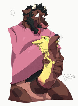 animal_genitalia animal_penis belly bodily_fluids brown_body brown_fur cock_transformation cum cum_in_mouth cum_inside duo equine_genitalia equine_penis fur genital_fluids genitals living_penis male male/male penis permanent_transformation solo tongue tongue_out transformation yellow_body yellow_fur matdog canid canine canis domestic_dog mammal hi_res