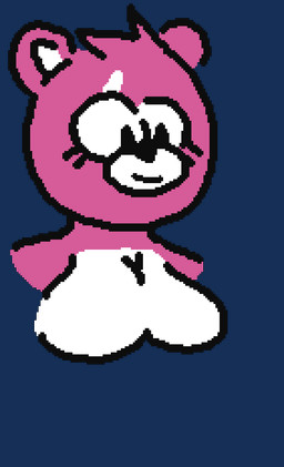 anthro big_breasts blinking breast_expansion breasts expansion female fur head_tuft huge_breasts open_mouth pink_body pink_fur simple_background solo transparent_background tuft white_body white_fur swankybones epic_games fortnite cuddle_team_leader bear mammal 2d_animation alpha_channel animated digital_media_(artwork) pixel_(artwork) pixel_animation