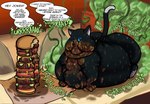 bad_breath belly belly_on_ground big_butt black_body black_fur blue_eyes bodily_fluids breath burger burping butt chubby_cheeks collar double_chin fart fart_cloud fart_fetish feral food food_stains fur grease looking_at_viewer male morbidly_obese morbidly_obese_feral morbidly_obese_male obese obese_feral obese_male overweight overweight_feral overweight_male raised_tail restaurant rotten_teeth rumbling_stomach slob smelly solo stain stench sweat sweaty_butt tail teeth text white_body white_fur yellow_collar yellow_teeth theelpida persona_(series) persona_5 morgana_(persona) domestic_cat felid feline felis mammal colored english_text hi_res shaded