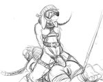 anal anal_penetration anthro anthro_on_anthro anthro_penetrated anthro_penetrating anthro_penetrating_anthro arms_restrained bdsm bondage bound butt duo erection female female_penetrated genitals hands_behind_back leash lying male male/female male_penetrating male_penetrating_female mostly_nude on_front penetration penile penile_penetration penis penis_in_ass pussy restrained restraints sex simple_background sitting sitting_on_another white_background hladilnik donk_(hladilnik) asinus donkey equid equine mammal unknown_species 5:4 black_and_white hatching_(art) line_art monochrome shaded sketch