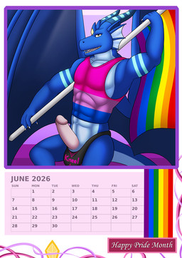 anthro bisexual_pride_colors bottomless clothed clothing erection exhibitionism genitals lgbt_pride male muscular penis presenting pride_color_clothing pride_color_flag pride_color_tank_top pride_colors public rainbow_pride_colors shirt six-stripe_rainbow_pride_colors solo tank_top text topwear underwear dregna european_mythology lgbt_pride_month mythology dregna_(character) dragon mythological_creature mythological_scalie scalie western_dragon english_text hi_res