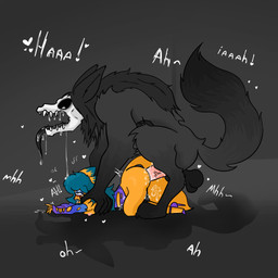 anal anal_penetration anthro anthro_on_anthro anthro_penetrated anthro_penetrating anthro_penetrating_anthro balls bodily_fluids clothing crying cum cum_in_ass cum_inside doggystyle dominant dress dripping drooling duo erection female female_penetrated footwear forced forced_anal fox_tail from_behind_position genital_fluids genitals high_heels interspecies male male/female male_penetrating male_penetrating_female penetration penile penile_penetration rape saliva saliva_drip saliva_on_tongue scp-1471 sex shoes short_dress submissive submissive_female tears tongue tongue_out torn_clothing chranacu scp_foundation scp-1471-a tiffany_arani canid canine canis fox humanoid mammal wolf 1:1 hi_res