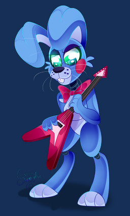 bow_(feature) bow_tie buckteeth electric_guitar guitar machine musical_instrument plucked_string_instrument simple_background solo string_instrument teeth sideshow-spottus five_nights_at_freddy's five_nights_at_freddy's_2 flying_v gibson scottgames toy_bonnie_(fnaf) animatronic lagomorph leporid mammal rabbit robot 2018 absurd_res alpha_channel digital_media_(artwork) hi_res