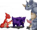 2014 anthro ball_tugging balls big_balls charmeleon fire gay gengar ghost group group_sex huge_penis lizard male nintendo penis pokémon reptile rhydon scalie sex size_difference spirit surprise swagknight1 threesome video_games
Rating: Explicit
Score: 2
User: Swagknight1
Date: April 11, 2014