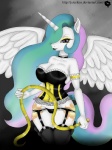 2012 anthrofied camel_toe cleavage clothed clothing corset cutie_mark equine female friendship_is_magic fur garter_straps hair horn juicykiss kneeling lingerie looking_at_viewer mammal multi-colored_hair my_little_pony panties princess princess_celestia_(mlp) purple_eyes royalty signature solo stockings underwear white_fur winged_unicorn wings wipe
Rating: Questionable
Score: 6
User: Falord
Date: May 27, 2013