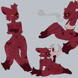 3_toes anthro big_breasts breasts casual_exposure casual_nudity curvy_figure dominant dominant_female eye_scar facial_scar feet female holding_mask holding_object mask mature_female navel nipples scar smoke smoke_from_mouth solo toes yellow_eyes yellow_nose yenhaus rain_world videocult artificer_(rain_world) slugcat 1:1 hi_res