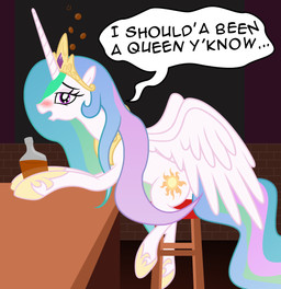 alcohol armor bar beverage blue_mane blue_tail cutie_mark dialogue drunk feathered_wings feathers female feral fur furniture hair horn inside long_hair mane multicolored_hair peytral purple_eyes side_view solo speech_bubble stool substance_intoxication tail text toony white_body white_feathers white_fur wings badumsquish friendship_is_magic hasbro my_little_pony mythology princess_celestia_(mlp) equid equine mammal mythological_creature mythological_equine winged_unicorn 2016 digital_media_(artwork) english_description english_text hi_res story story_in_description