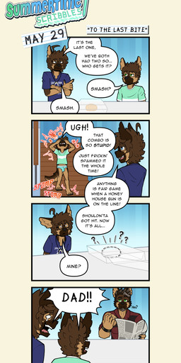 adolescent anthro athletic bottomless briefs clothed clothing dialogue eyebrow_through_hair eyebrows eyewear glasses hair male muscular muscular_young shirt snowflake_pattern sound_effects tank_top text topwear translucent translucent_hair underwear young frostedchase chase_(frostedchase) max_(frostedchase) richard_(frostedchase) canid canine canis domestic_dog german_shepherd herding_dog mammal pastoral_dog comic hi_res brother_(lore) brothers_(lore) father_(lore) parent_(lore) sibling_(lore)
