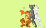 anthro blue_eyes critters female flaccid foreskin genitals green_background group long_foreskin male nude penis red_eyes simple_background tail unretracted_foreskin young young_anthro darkdoomer bandai_namco digimon kittie miw_(darkdoomer) patachu digimon_(species) domestic_cat felid feline felis mammal patamon 16:10 unfinished wallpaper widescreen