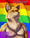 2004 4:5 anthro bodily_fluids canid canine crying english_text flag flag_(object) flag_background fox freedom_rings fur fursecution_fox gandhi jewelry lgbt_pride lgbt_pride_month lol_comments male mammal multicolored_jewelry multicolored_necklace necklace orange_eyes positive_message pride_color_accessory pride_color_background pride_color_flag pride_color_jewelry pride_color_necklace pride_colors pupils quote rainbow rainbow_background rainbow_flag rainbow_jewelry rainbow_necklace rainbow_pride_colors rainbow_pride_flag rainbow_symbol simple_background six-stripe_rainbow_pride_colors slit_pupils solo stated_homosexuality stated_sexuality taurin_fox tears text whiskers