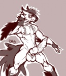 2013 abs anthro balls barbs biceps big_balls big_penis black-rose-exterio body_markings cursedmarked dragon erection exterio fur hair horn knot male markings monochrome muscles nipples nude pecs penis plain_background pose presenting scales scalie sheath signature sketch slit solo standing tattoo unusual_penis vein
Rating: Explicit
Score: 12
User: Maraxxus
Date: April 27, 2013