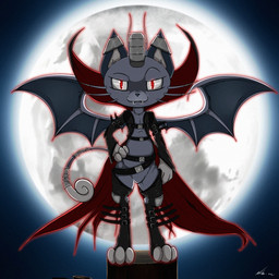 bottomwear clothing fangs feral full_moon jacket leather leather_bottomwear leather_clothing leather_jacket leather_pants leather_strap leather_topwear male moon pants skimpy_dress solo spread_wings straps teeth topwear vampire_costume wings neko-me nintendo pokemon alolan_form alolan_meowth generation_7_pokemon pokemon_(species) regional_form_(pokemon) vampire 1:1 hi_res