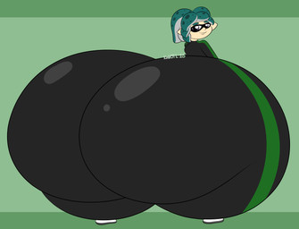big_butt black_bottomwear black_clothing black_pants black_shirt black_topwear black_tracksuit blue_eyebrows blue_hair bottomwear butt clothing eyebrows footwear green_background grey_clothing grey_footwear grey_sandals hair huge_butt huge_thighs humanoid_pointy_ears hyper hyper_butt hyper_thighs looking_at_viewer looking_back looking_back_at_viewer male not_furry pants pointy_ears pseudo_hair purple_eyes rear_view sandals shirt shoes simple_background smile smiling_at_viewer solo tan_body tan_ears tan_skin tentacle_hair tentacles thick_thighs tight_clothing topwear tracksuit kinkofthel nintendo splatoon sheri_(reathe) animal_humanoid cephalopod cephalopod_humanoid humanoid inkling marine marine_humanoid mollusk mollusk_humanoid 2025 absurd_res colored digital_media_(artwork) flat_colors hi_res