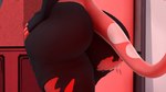 alternate anthro big_butt black_hair butt clothed clothing female hair multiple_angles red_bodyclothing solo tail thick_thighs wide_hips chair_activities helluva_boss millie_(aeridiccore) millie_(helluva_boss) demon humanoid imp 16:9 3d_(artwork) digital_media_(artwork) hi_res multiple_images source_filmmaker_(artwork) widescreen