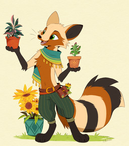 anthro biped claws clothed clothed_anthro clothed_male clothing countershade_torso countershading feet fingers front_view male simple_background smile solo standing stripes tail teeth toes tongue aseethe mammal procyonid raccoon 2026 digital_drawing_(artwork) digital_media_(artwork) hi_res