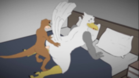 anal anal_penetration anthro anthro_on_anthro anthro_penetrated anthro_penetrating anthro_penetrating_anthro anthro_penetrating_male audible_ejaculation avian_feet balls balls_touching beak bed bedroom bedroom_sex bodily_fluids body_part_in_ass brown_body brown_fur butt claws cum cum_on_balls cum_on_chest cum_on_penis cum_while_frotting duo erection eyes_closed eyewear feathers foreskin from_behind_position frottage fur furniture genital_fluids genitals glasses green_eyes grey_body grey_eyes grey_feathers handjob_frottage humanoid_genitalia humanoid_penis larger_penetrated looking_at_another looking_at_partner looking_back looking_back_at_another looking_back_at_partner looking_pleasured male male/male male_penetrated male_penetrating male_penetrating_anthro male_penetrating_male multiple_positions on_bed orgasm otter_tail penetration penile penile_penetration penis penis_in_ass penises_touching pink_penis sex simultaneous_orgasms size_difference small_dom_big_sub small_top_big_bottom smaller_penetrated stand_and_carry_position standing standing_doggystyle standing_sex switching_places tail tail_feathers text toe_claws versatile wearing_glasses white_body white_feathers yellow_beak das sound_warning avian bird gull herring_gull lari larid mammal mustelid otter 16:9 2d_animation animated artist_name commissioner_name hi_res long_playtime motion_tweening sound webm widescreen