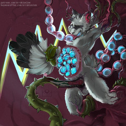 abdominal_bulge absorption_vore anal anal_penetration animal_genitalia animal_penis anthro balls belly big_belly black_nose blush bodily_fluids canine_genitalia canine_penis carnivorous_plant corruption cum double_penetration ear_penetration egg egg_in_ass egg_insertion feathered_tail feathers forced fur genital_fluids genitals horror_(expression) inside_mouth male oviposition ovipositor ovipositor_in_ass ovipositor_in_mouth penetration penis plant plant_pred plant_vore pleased_expression pregnant pregnant_anthro pregnant_male rape_play ribs simple_background solo stomach_acid tail tentacle_ovipositor tentacles text three-quarter_view venus_flytrap vine_bondage vine_tentacles vinejob vore white_body white_fur x-ray_view yellow_eyes errokioslem hybrid 1:1 full-length_portrait hi_res portrait url