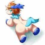 anus beige_skin blue_eyes blue_fur blue_hair butt crossgender equine female feral fur hair happy hooves horn japanese keldeo looking_at_viewer looking_back lying mammal nintendo on_stomach orange_hair plain_background pokémon presenting presenting_hindquarters presenting_pussy pussy shadow shiny short_hair smile unicorn unknown_artist video_games white_background white_eyes
Rating: Explicit
Score: 1
User: toh
Date: July 27, 2013