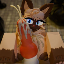 alley animal_genitalia animal_penis anthro bag big_breasts blue_eyes bodily_fluids breasts brick brick_wall canine_genitalia canine_penis clothing cum cum_drip cum_on_breasts cum_on_face cum_on_lips dripping duo excessive_cum excessive_genital_fluids eyewear fellatio fur genital_fluids genitals glasses gynomorph hat headgear headwear holding_penis intersex kneeling looking_at_another male oral orgasm penile penis penis_size_difference precum precum_drip sex solo tan_body tan_fur top_hat trash_bag trash_can wall_(structure) white_body white_fur eejacee jay_(eejacee) quitamase_(quitamase) domestic_cat felid feline felis mammal robloxian siamese_cat 1:1